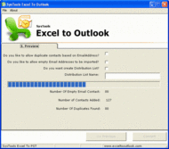 SysTools Excel to Outlook screenshot